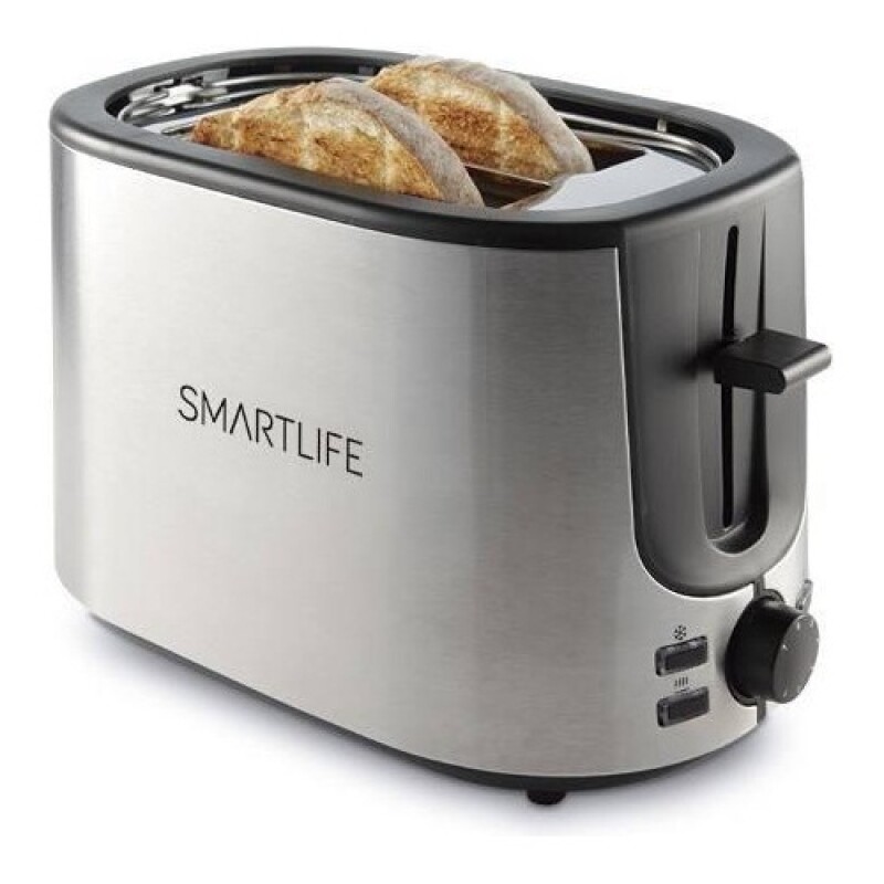 Tostadora Acero Inoxidable Frío al Tacto Smartlife Gris