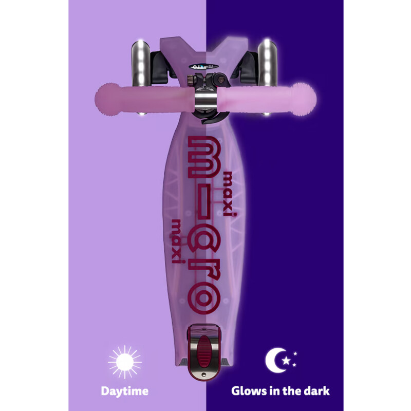 Maxi Micro Deluxe Glow Led Brilla en la oscuridad Púrpura