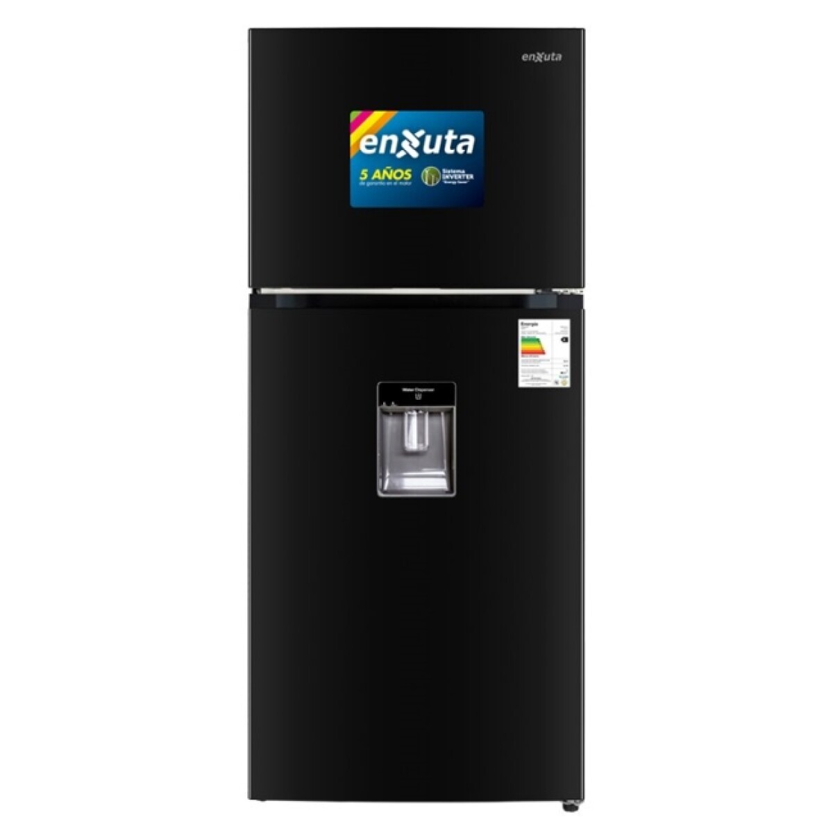 Heladera Enxuta Frio Seco Renx410 (negra) 