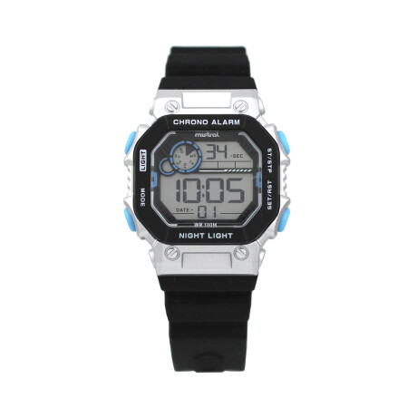 Reloj Mistral Deportivo Silicona Negro 0