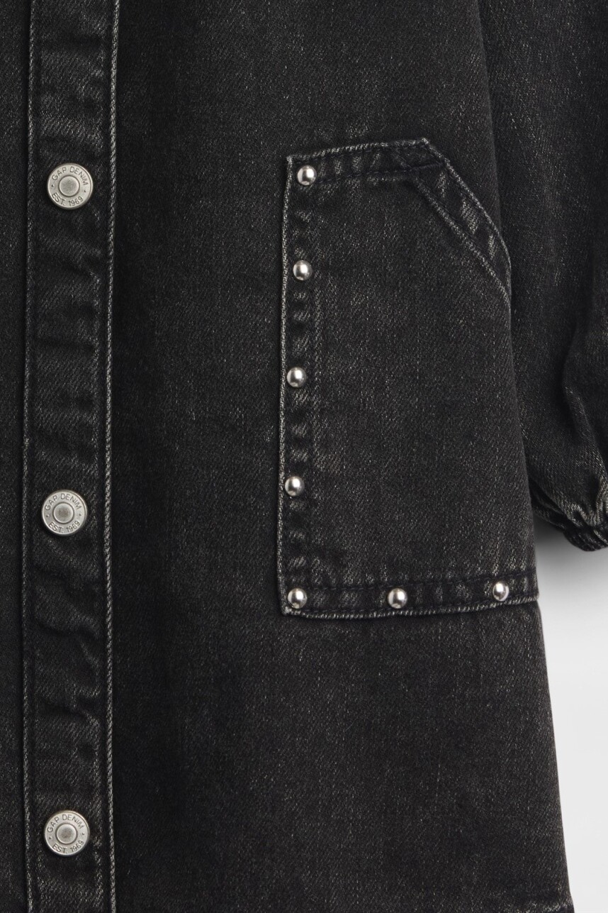 Vestido De Jean Toddler Niña Black