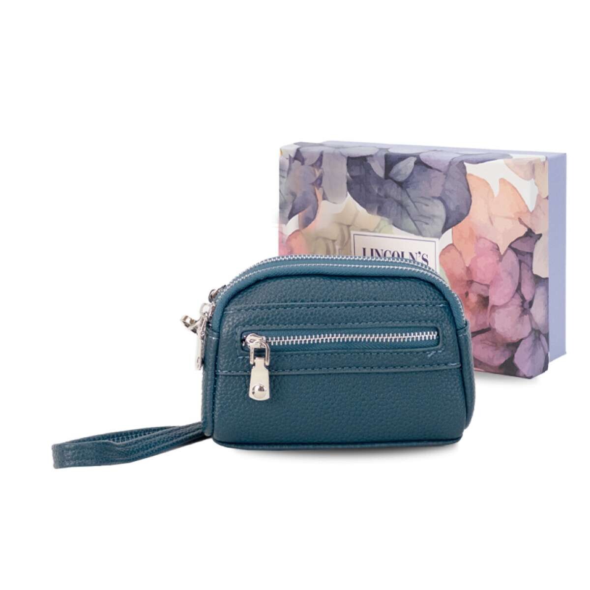 Monedero Lara - Verde Petroleo 