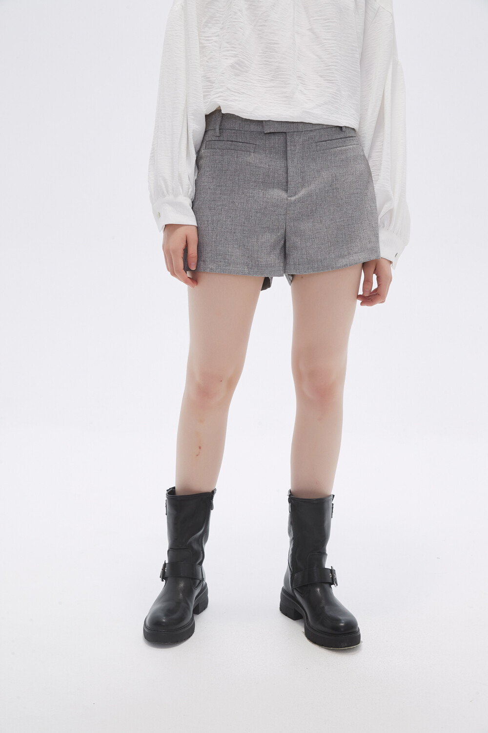 Short Pupsi Gris Medio