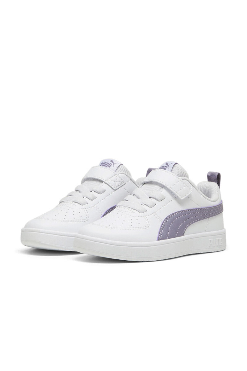 Champion Puma niño Rickie con velcro AC + PS Violeta