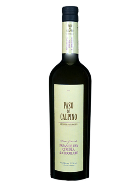 Paso del Calpino Licor artesanal Chocolate y Pasas de Uva 750ml Paso del Calpino Licor artesanal Chocolate y Pasas de Uva 750ml