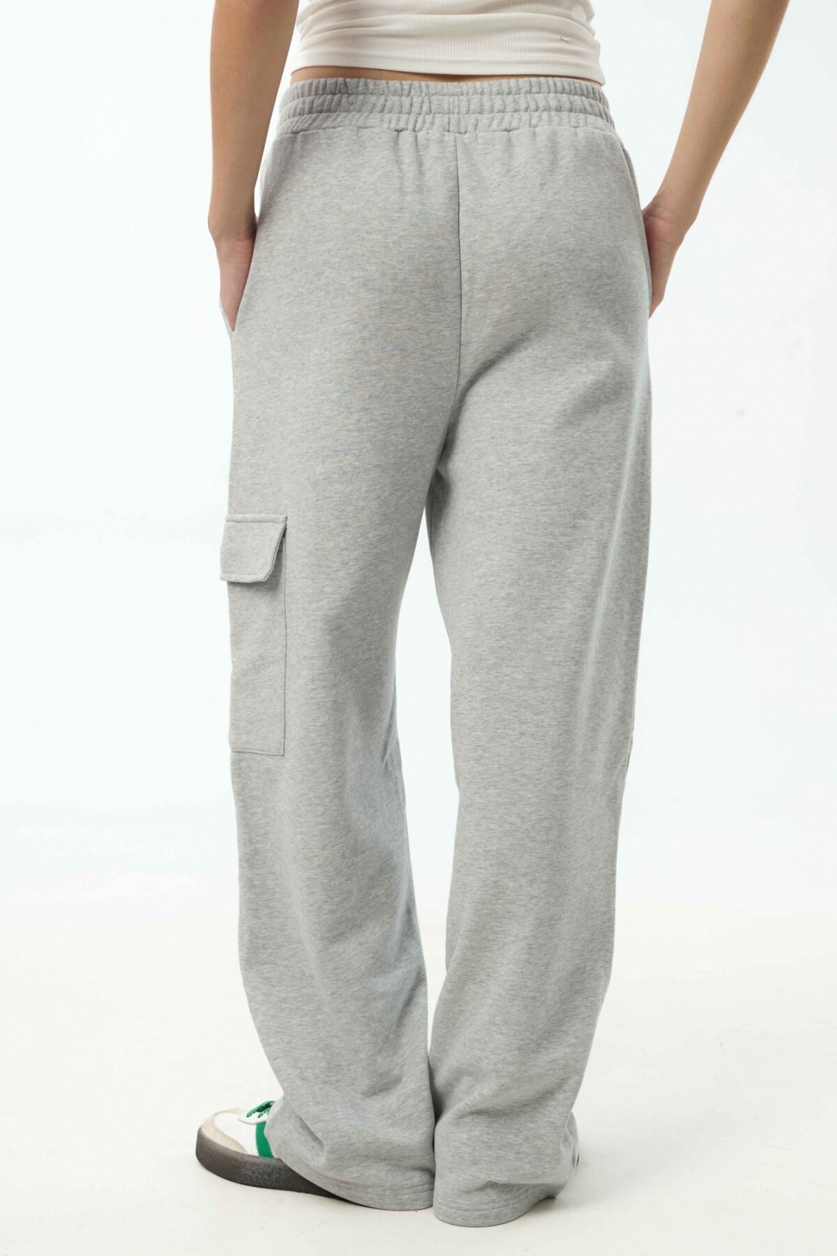 Pantalón Federica Gris Melange