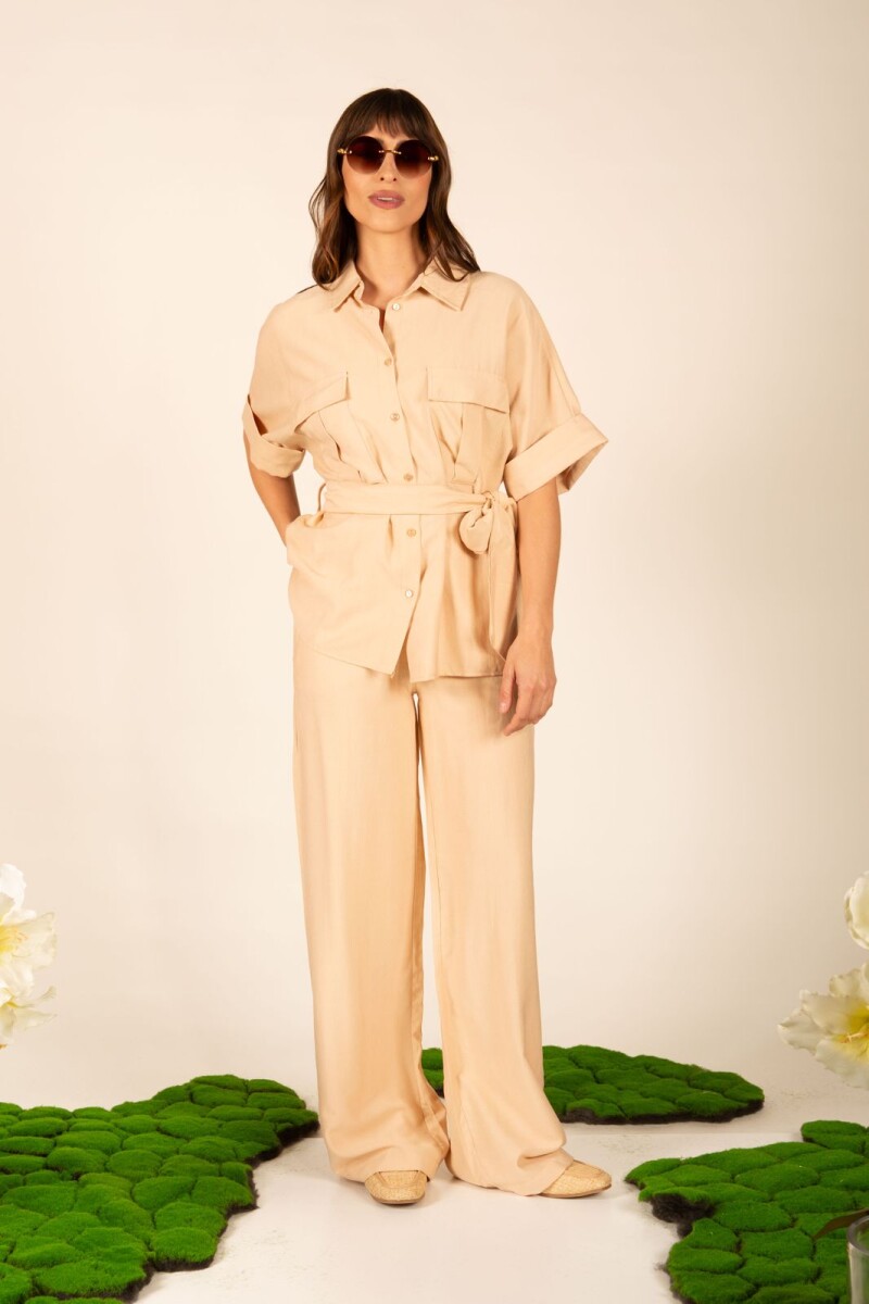 Pantalón set Glenda - Beige 