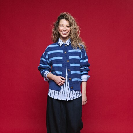 CARDIGAN STUD Azul