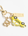 Llavero Cuero/PU Llavero Y Bag Charm Nueva York - Combinacion Multicolor