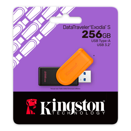 Pendrive Kingston 256GB Datatraveler Exodia S USB3.2 001