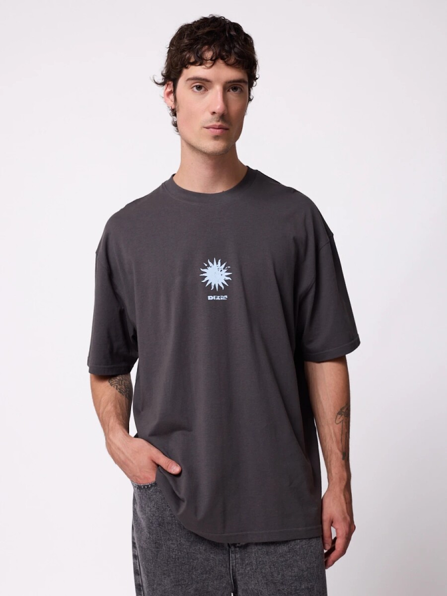 T-SHIRT DIXIE ELEVION - GRIS OSCUR 