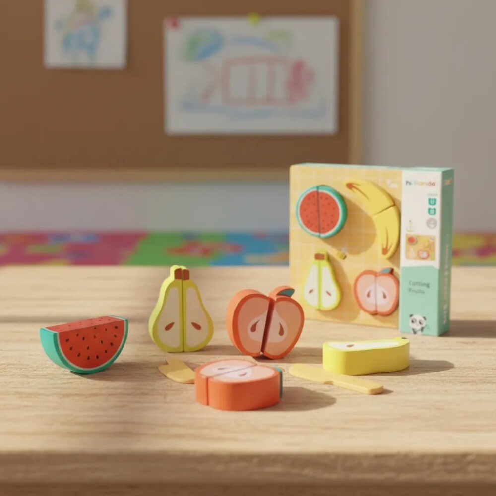 Juego de en madera HiPando frutas Juego de en madera HiPando frutas