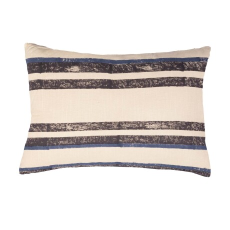 ALMOHADÓN ALMAGRO 40*60 ALGODON BEIGE/NEGRO