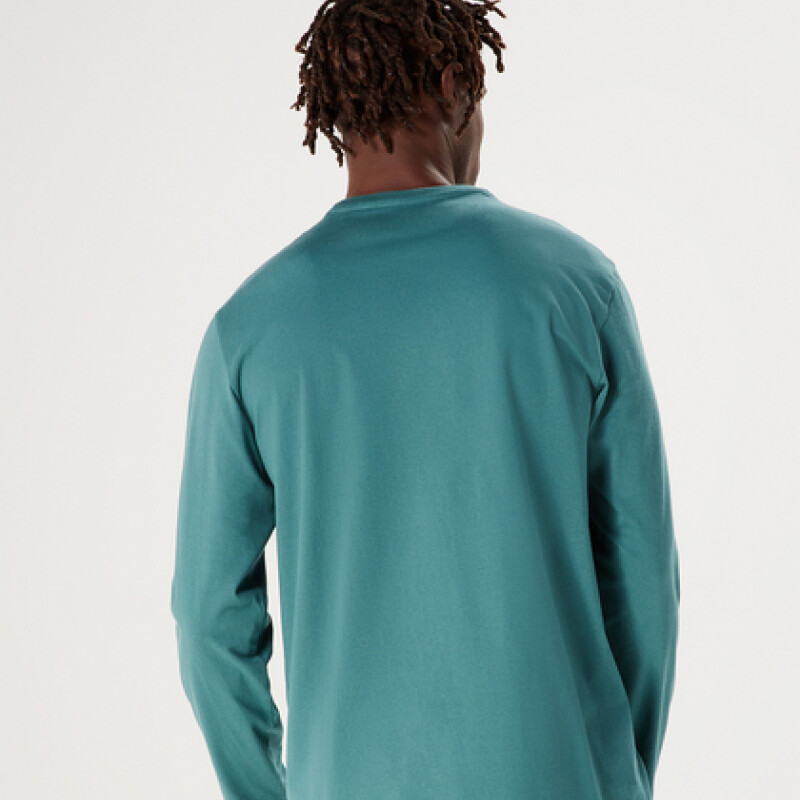 CAMISETA ML MASC VERDE MEDIO