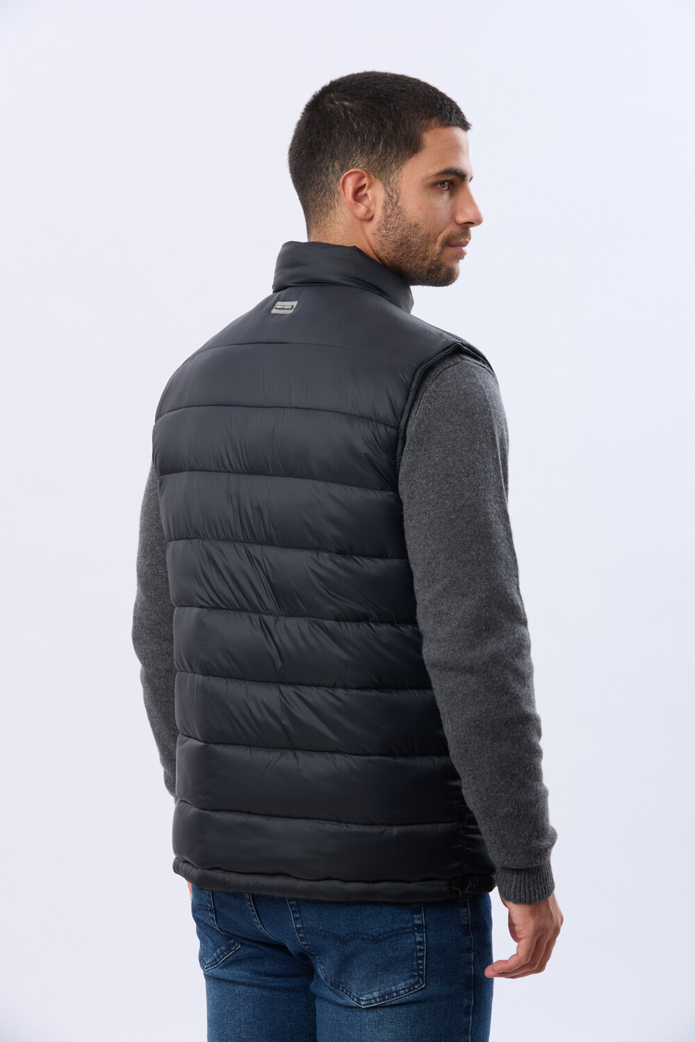 CHALECO REVERSIBLE CAPITONEADO Negro