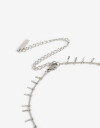 Collares Cortos Metal Collar Corto De Acero - Plateado
