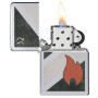 Encendedor ZIPPO 48623 C/Diseño Plata 0