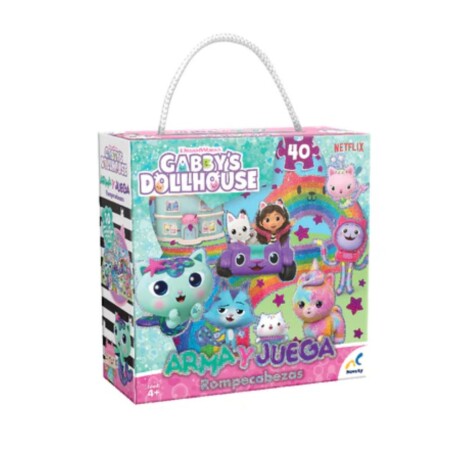 Puzzle Gabbys Dollhouse Arma y Juega 001