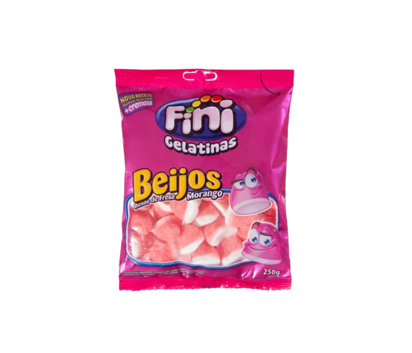 Gelatina Fini 250 grs - Besos Fresa 