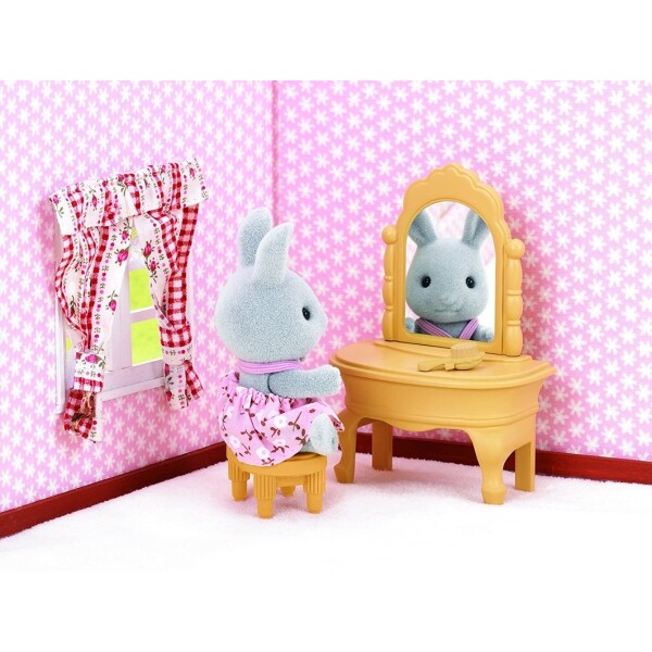 Sylvanian Families Set Tocador Silla Cepillo Juguete Niños Sylvanian Families Set Tocador Silla Cepillo Juguete Niños