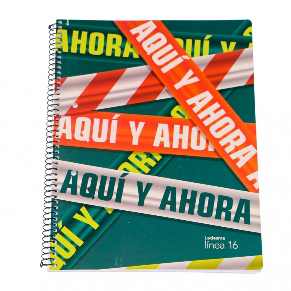 CUADERNOLA LEDESMA LINEA16 84 HOJAS CUADRICULADO TAPA DE AQUI Y AHORA