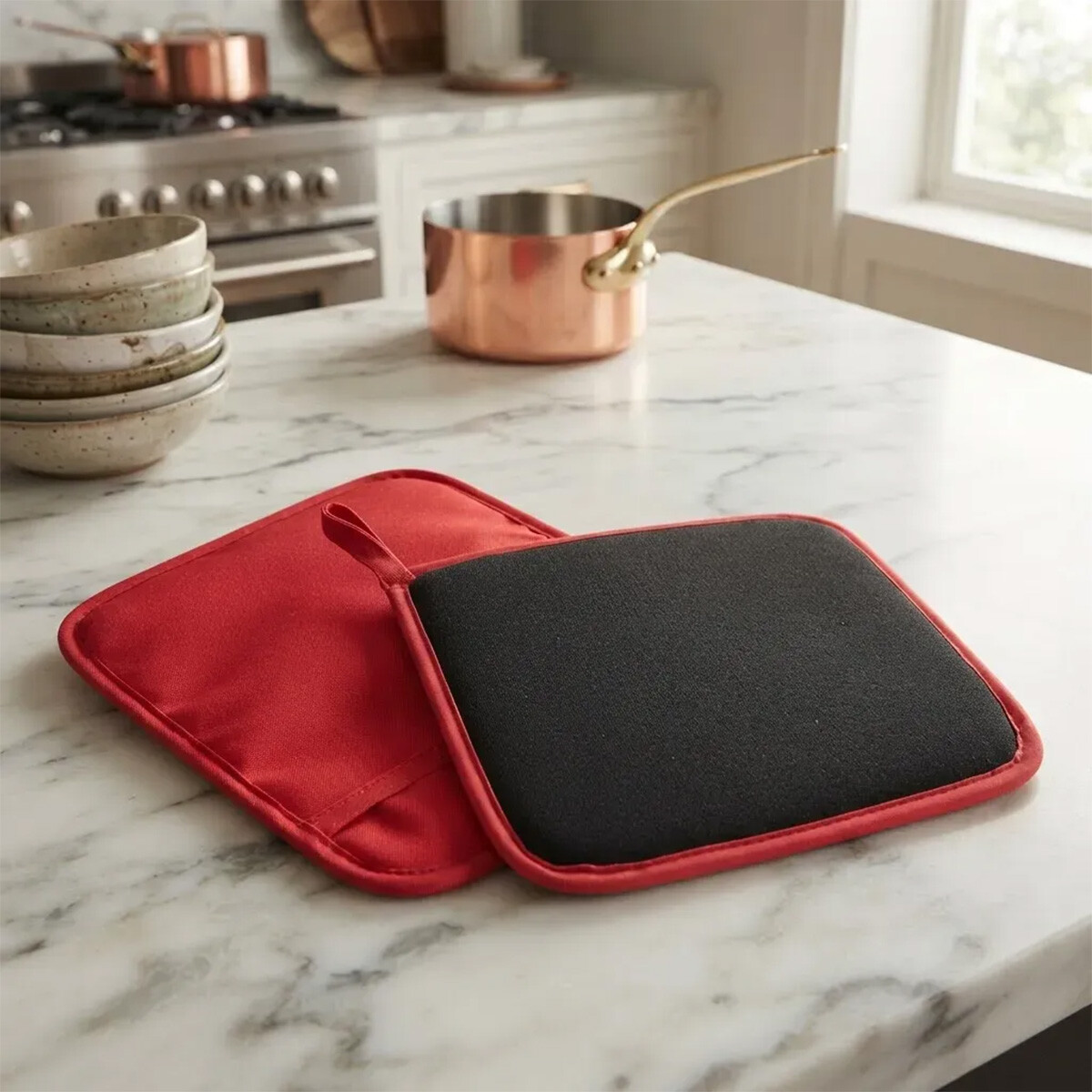 Agarradera Neopreno Home Class 17 x 20,5 cm - ROJO 