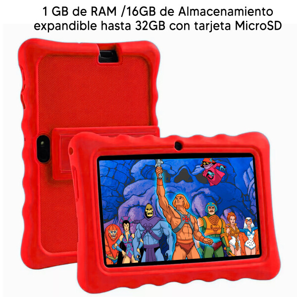 Tablet Intouch 7'' Kid's Story Q22 ROJO
