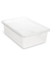 Caja bajo cama BASIC BOX 30L con tapa Caja bajo cama BASIC BOX 30L con tapa