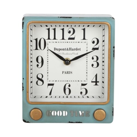 RELOJ DE MESA, VINTAGE 16X19X8 CM RELOJ DE MESA, VINTAGE 16X19X8 CM