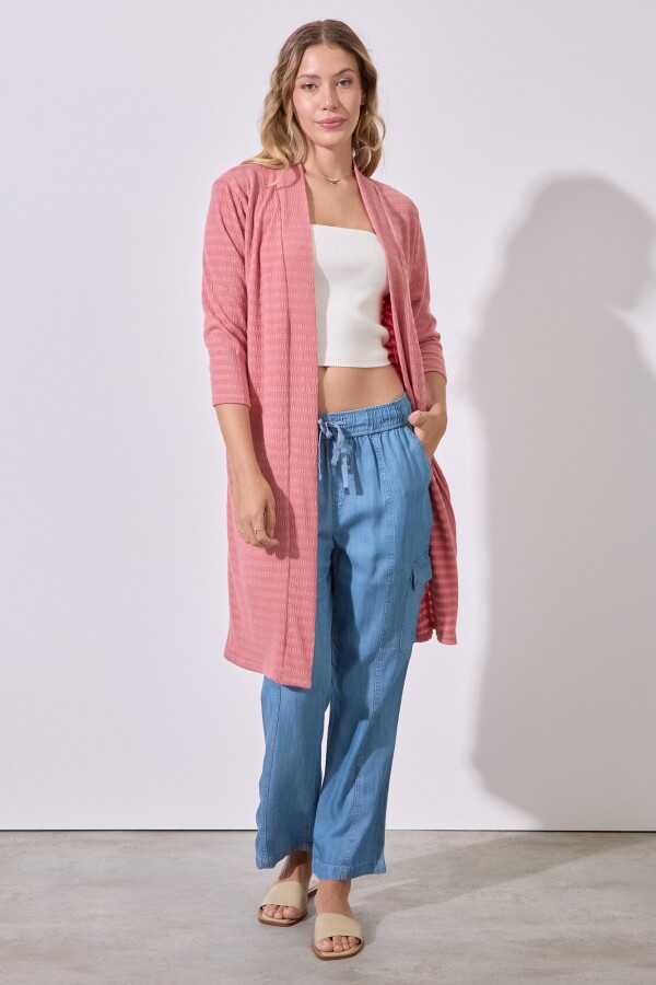 Cardigan Texturado ROSA