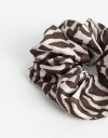 Skunzies Estampados Scrunchie Animal Print - Marron Chocolate