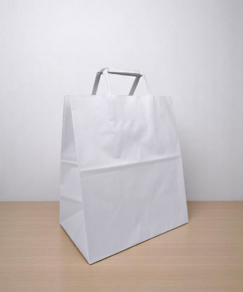 Bolsa lisa acuario 26x16x30 cm BLANCO