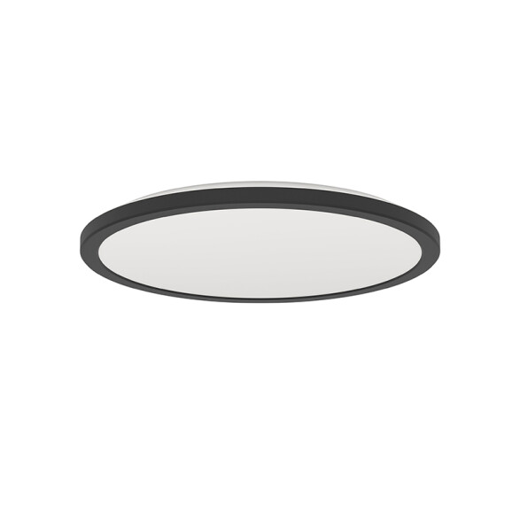 Plafón negro LED red. 18,5W blanco dinámico Ø389mm EG3615