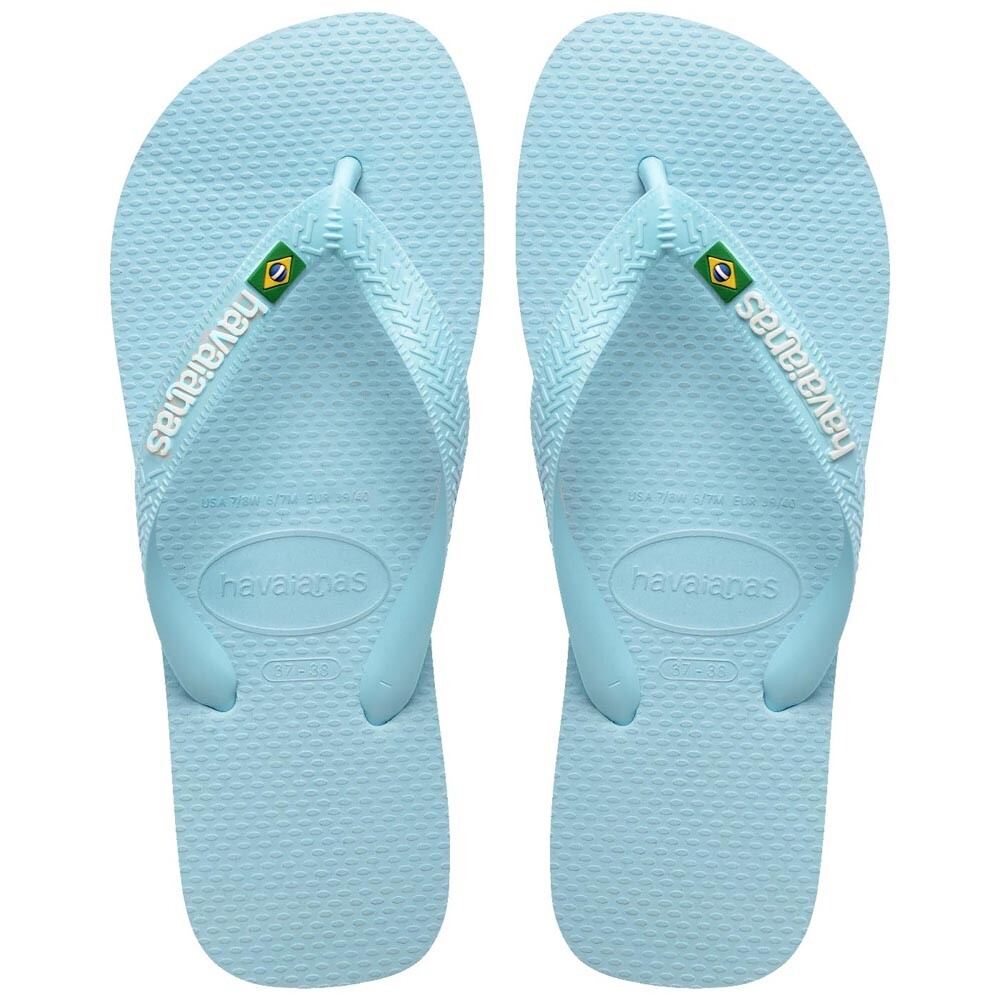 Sandalias Havaianas Brasil Logo Hombre Azul Maceió