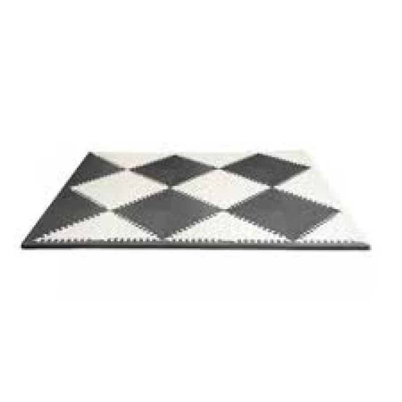 Alfombra de goma encastrable 1.77 X 1.42 mts Skip Hop - Negra Alfombra De Goma Encastrable 1.77 X 1.42 Mts Skip Hop - Negra