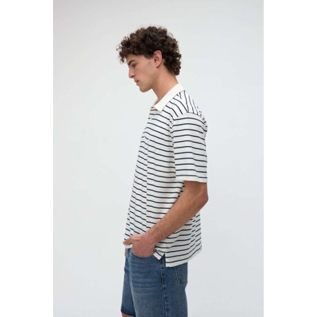 Remera polo Marin Off white Marino