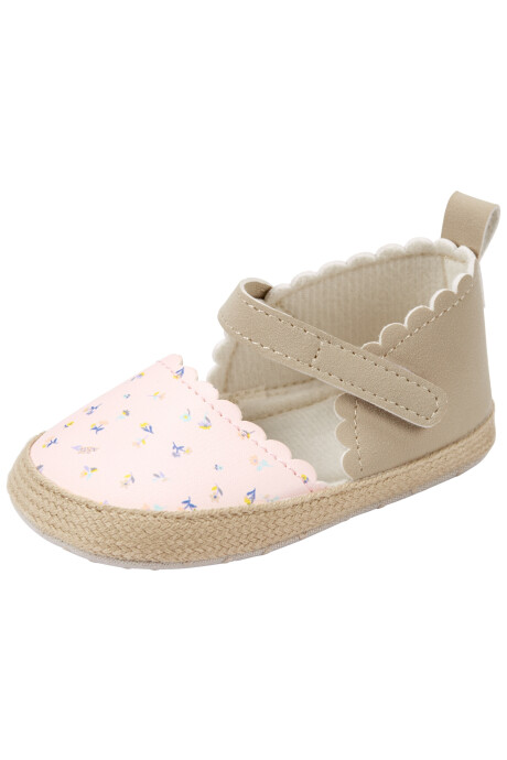 Sandalias sin suela diseño floral Sin color