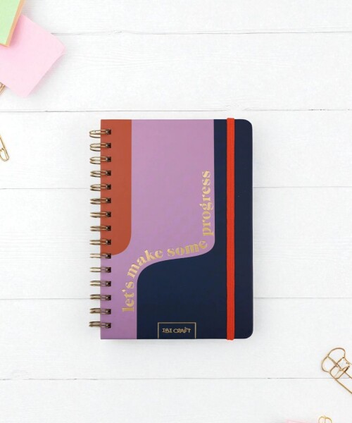 Cuaderno ibi craft - t.dura - 140x200mm - 60 h.+Stickers - "l.m.s. Progress" Cuaderno ibi craft - t.dura - 140x200mm - 60 h.+Stickers - "l.m.s. Progress"
