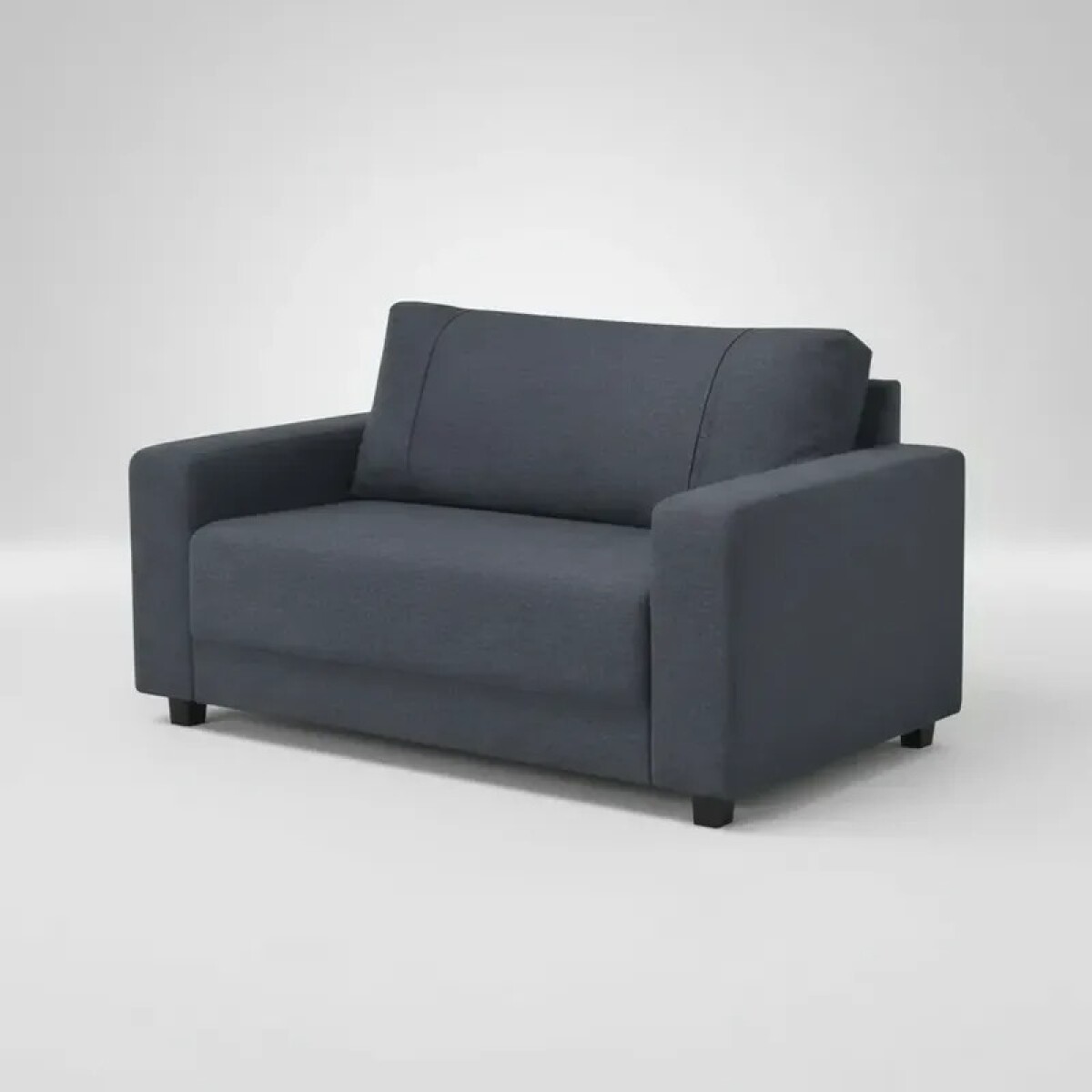 Sofa 2 Cuerpos En Tela Gris Pet Friendly 