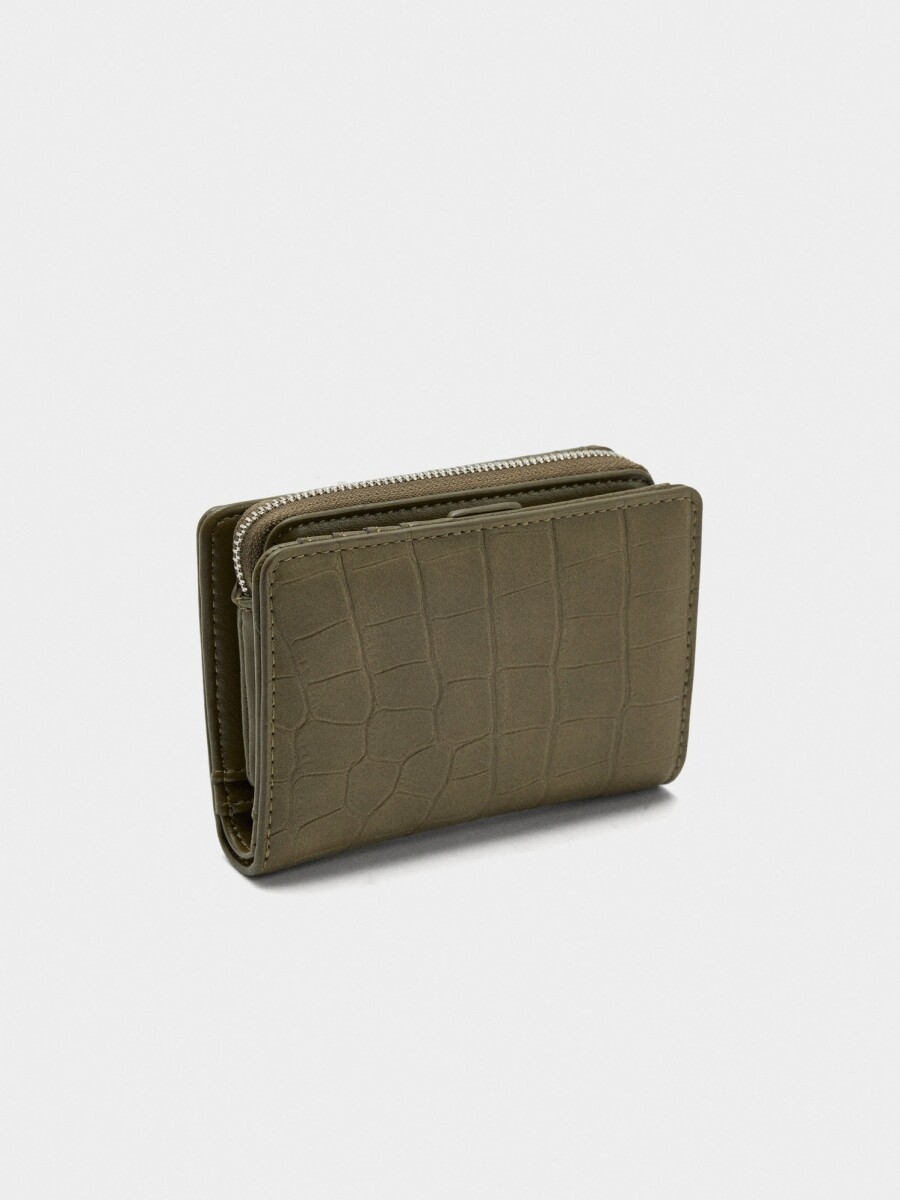 Cartera Estampado Animal S caqui