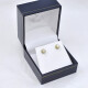 Caravanas En Oro 18K Con Brillante Caravanas En Oro 18K Con Brillante