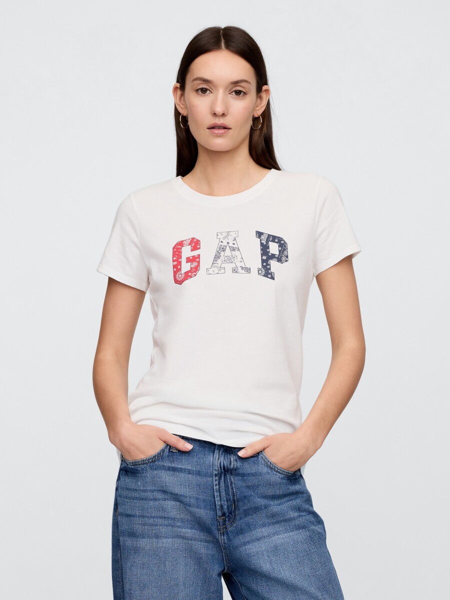 Remera Logo Gap Mujer - Americana 