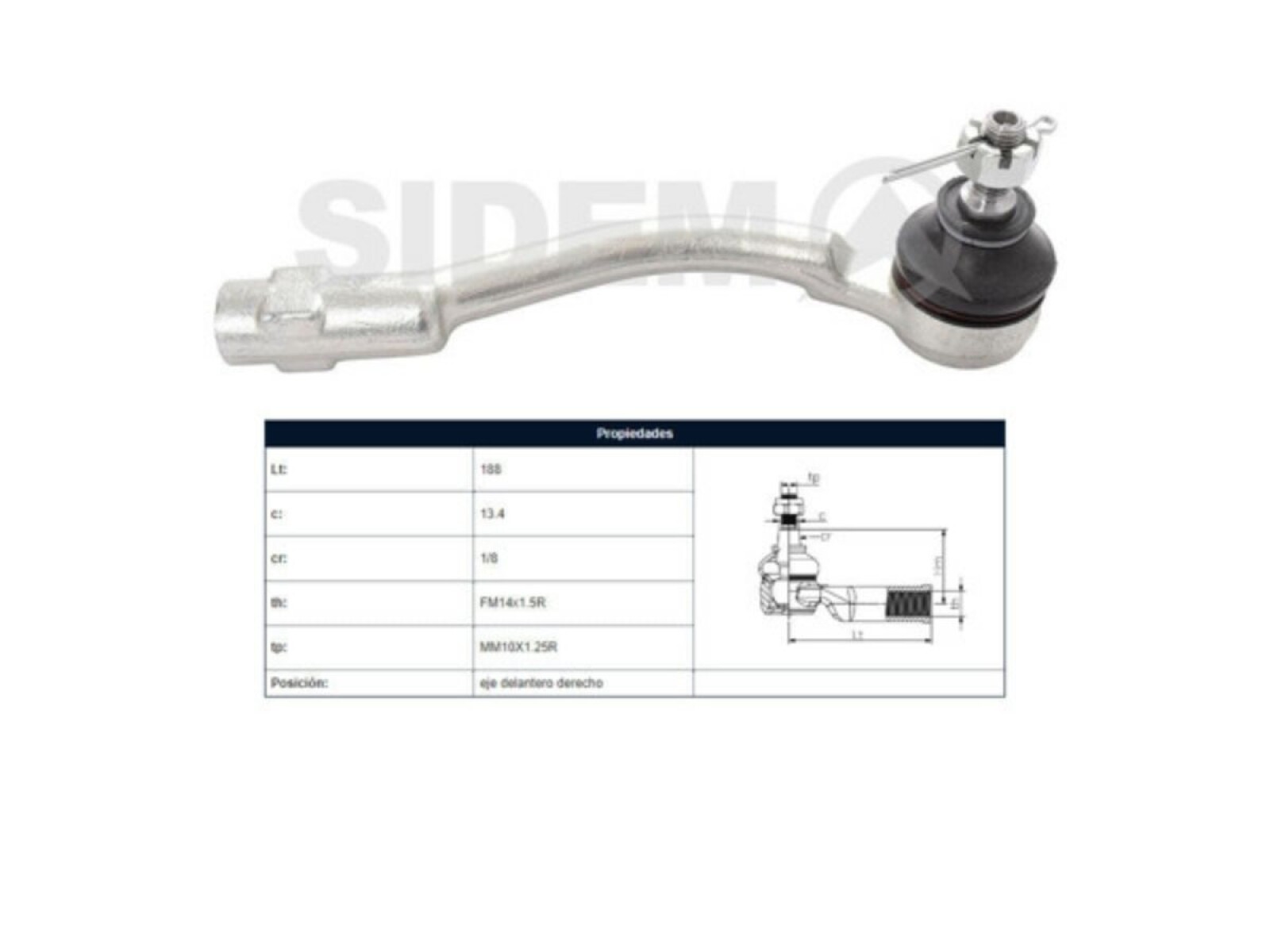 Puntero Hyundai Accent, Kia Rio 05-12 Der 