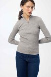 Buzo Zip Gris