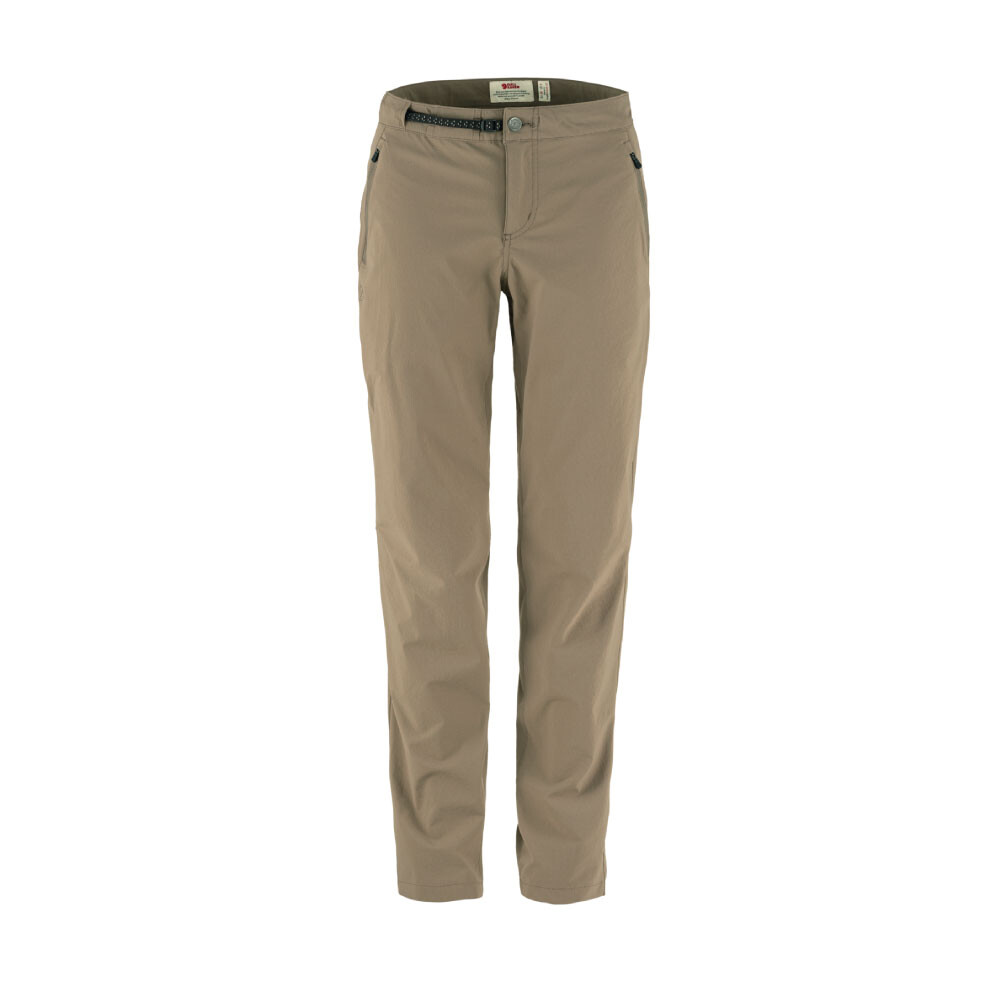 Pantalón Fjallraven High Coast Trail Trousers W Mujer Suede Brown
