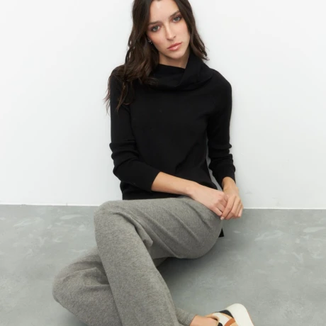 PANTALÓN TEDY Gris Melange