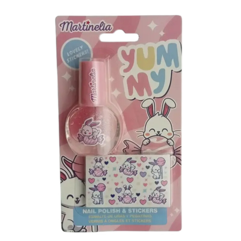 Set Esmalte Infantil con Stickers Martinelia Set Esmalte Infantil con Stickers Martinelia