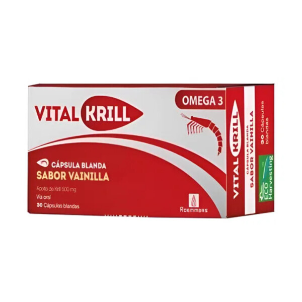 VitalKrill 500 mg 30 Cápsulas Blandas VitalKrill 500 mg 30 Cápsulas Blandas