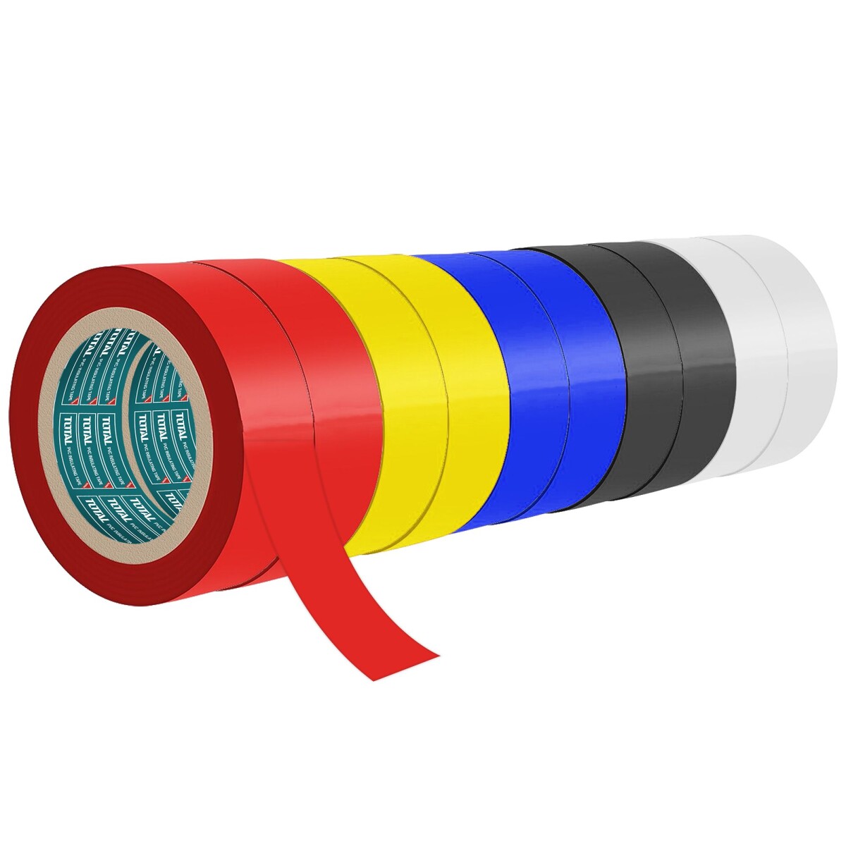 Pack 10 Cintas Aisladoras, 18mm x 20m 