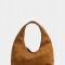 Saca Bandolera Hobo Suede - Marron Camel